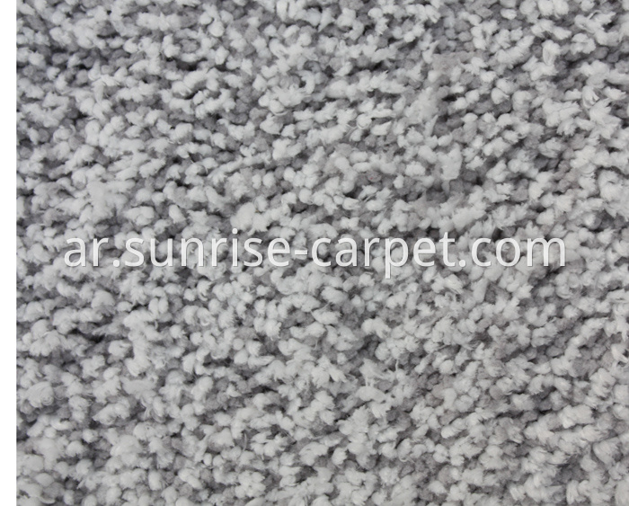 Microfiber Shaggy Rug Grey mix color